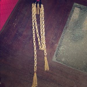 Gold Blockbuster with Gold earring